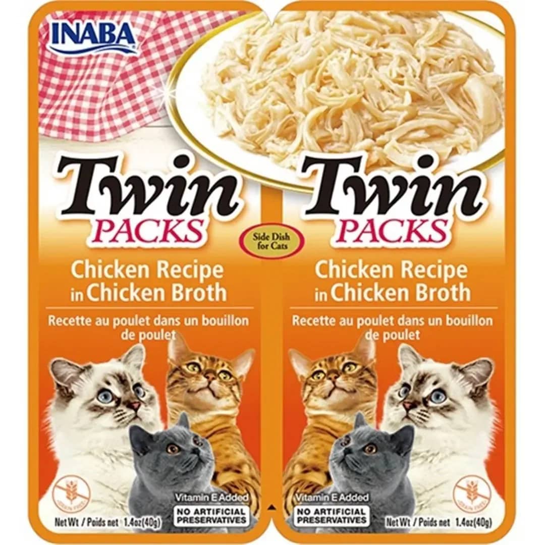 Ciao Twins Churu Tavuk Etlı Tavuk Sulu Kedi Çorbası