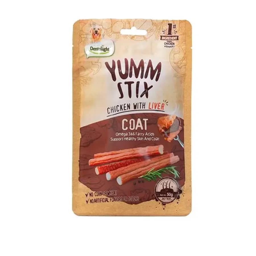 Dentalight Yumm Stick Tavuk ve Ciğerli Köpek Ödül Çubuğu