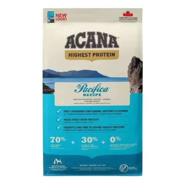 Acana Pacifica Balık ve Sebzeli Yavru ve Yetişkin Köpek Maması