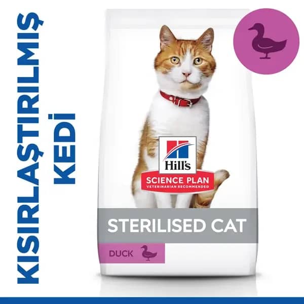 Hill's Young Sterilised Ördekli Kısırlaştırılmış Kedi Maması