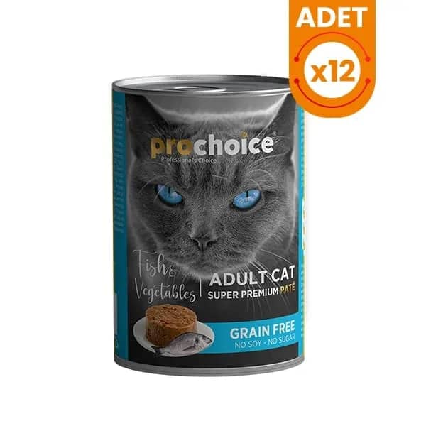 Prochoice Adult Balık ve Sebzeli Yetişkin Konserve Kedi Maması