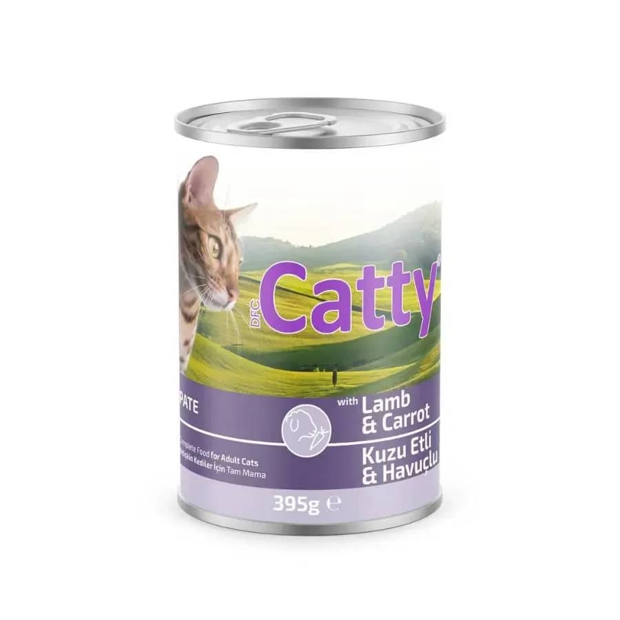 Catty Pate Kuzu Etli Havuçlu Kedi Konservesi