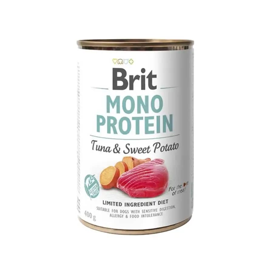 Brit Care Mono Protein Ton Balığı ve Tatlı Patatesli Yetişkin Köpek Konservesi 400 gr