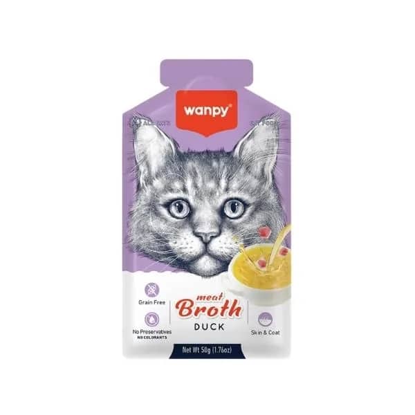 Wanpy Ördek Etli Tahılsız Kedi Çorbası