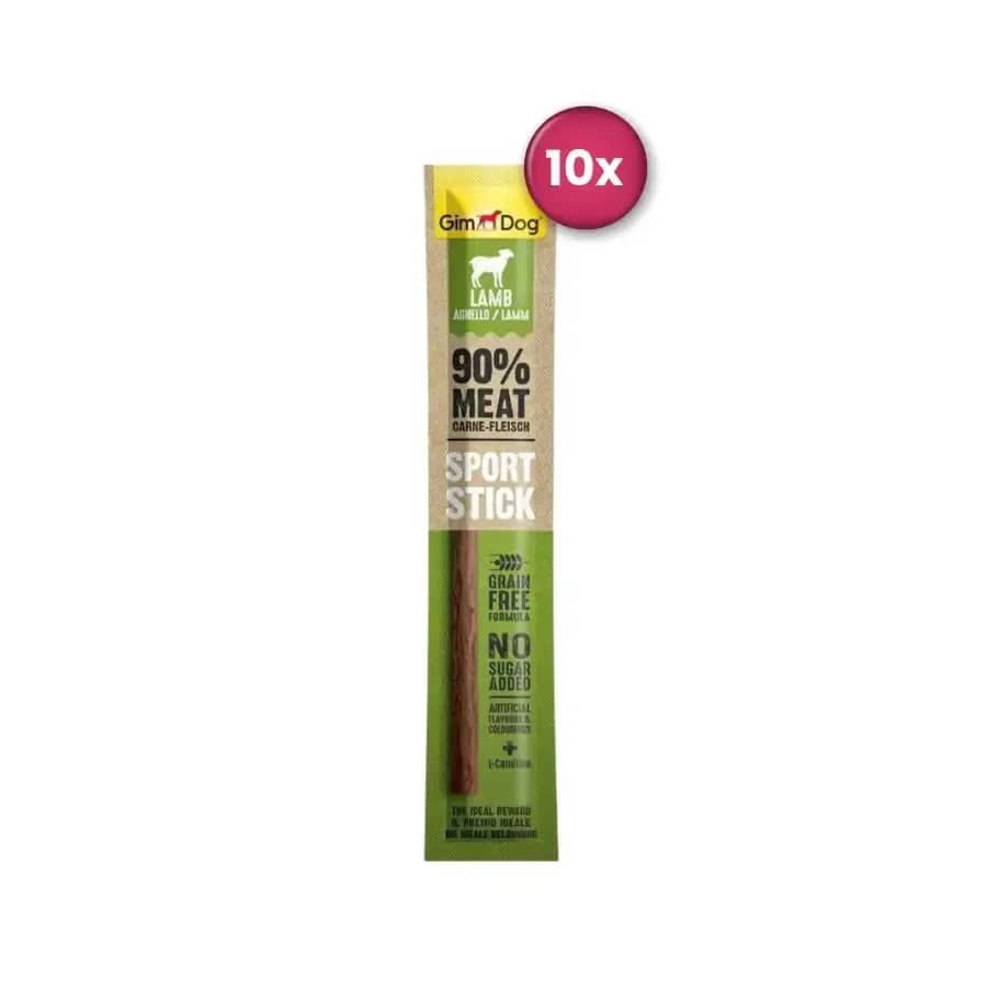Gimdog Sport Sticks Kuzu Etli Tahılsız Köpek Ödül Çubuğu 10 Adet 12 gr