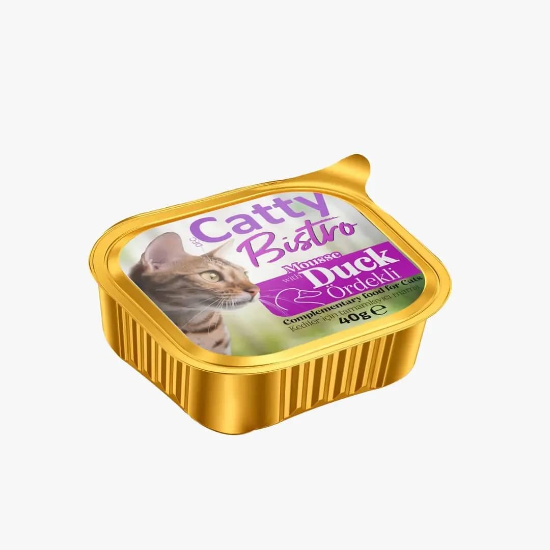 Catty Bistro Mousse Ördekli Yetişkin Kedi Konservesi