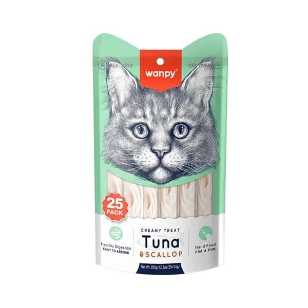 Wanpy Ton Balıklı ve Deniz Taraklı Sıvı Kedi Ödülü