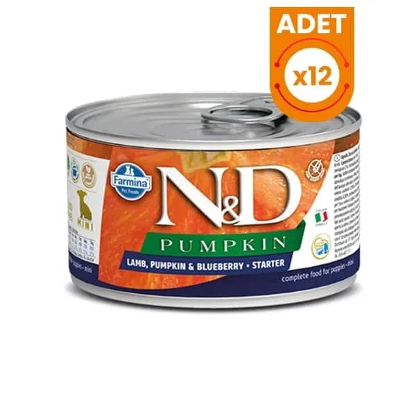 N&D Pumpkin Balkabaklı Kuzu Etli Anne ve Yavru Konserve Köpek Maması