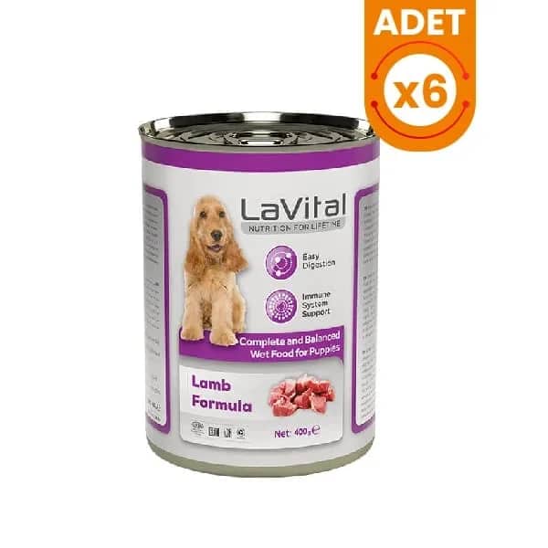 Lavital Puppy Kuzulu Bağışıklık Sistemi Destekleyici Yavru Köpek Konservesi