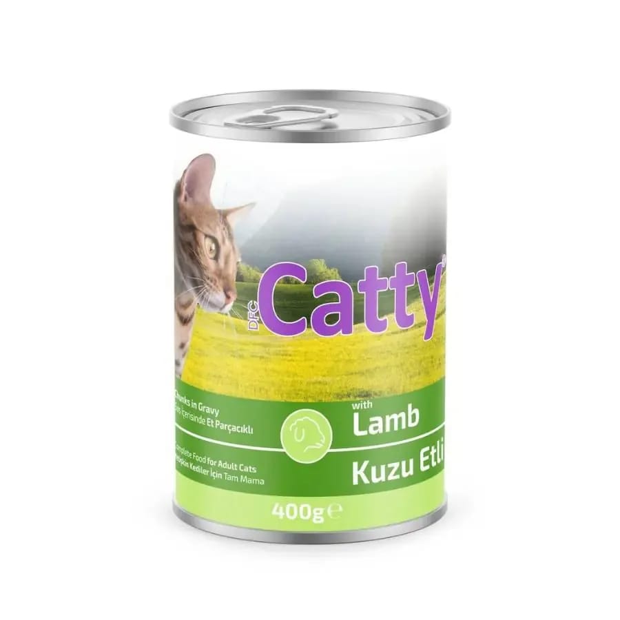 Catty Soslu Kuzu Etli Kedi Konservesi