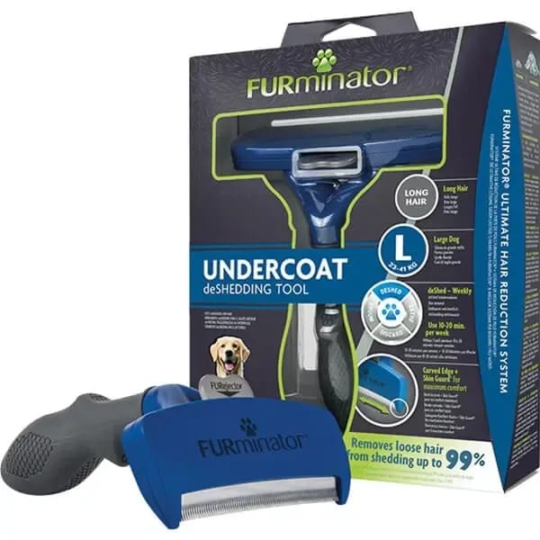 Furminator Kolay Temizlenen Uzun Tüylü Köpek Tüy Tarağı