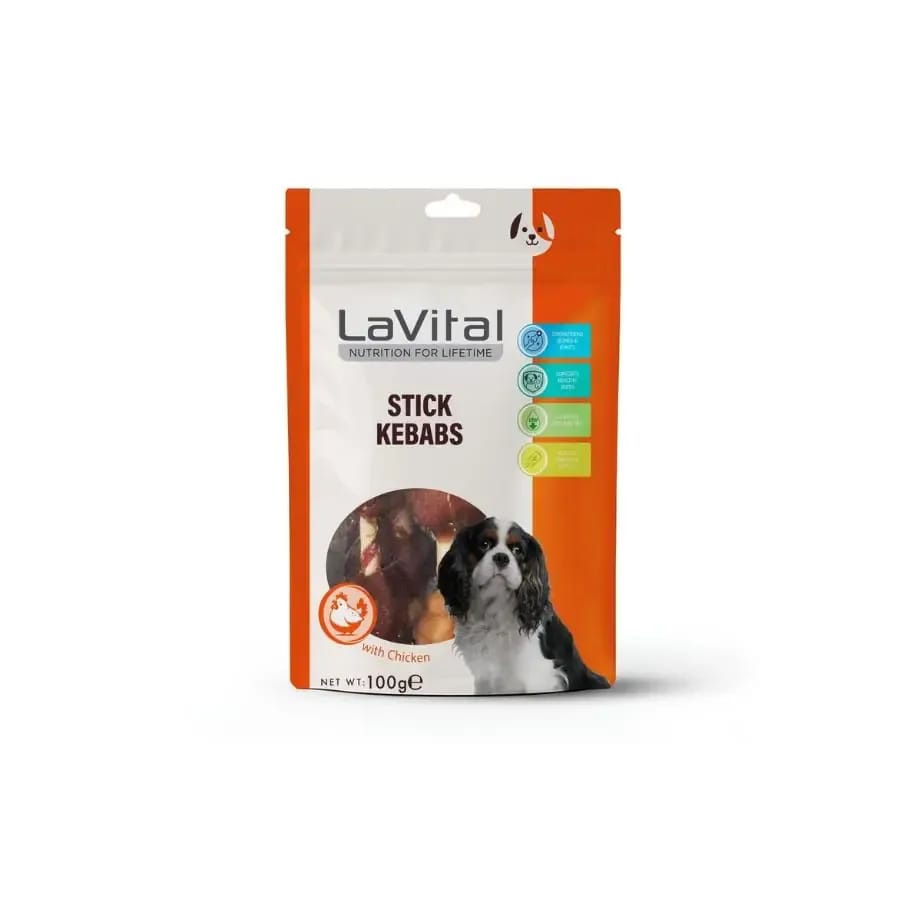 LaVital Ördek Etli ve Tavuk Ciğerli Kebap Köpek Ödülü
