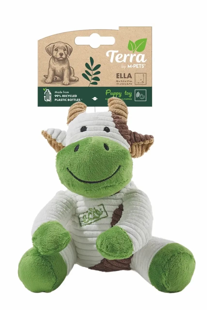M-Pets Terra Eco Peluş Yavru Köpek Oyuncağı