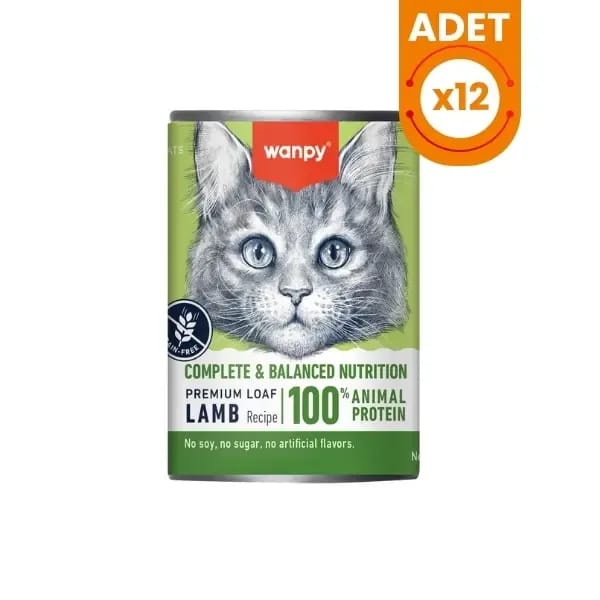 Wanpy Kuzulu Tahılsız Yetişkin Konserve Kedi Maması