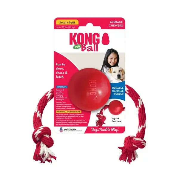 Kong İpli Top Köpek Oyuncağı