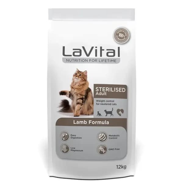 Lavital Sterilised Kuzu Etli Kısırlaştırılmış Kedi Maması