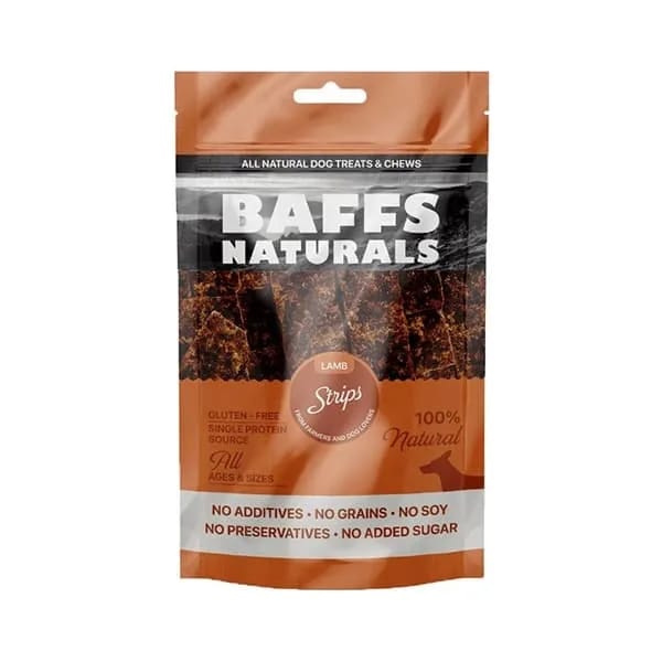 Baffs Naturals Kuzu Et Çubukları Köpek Ödül Maması