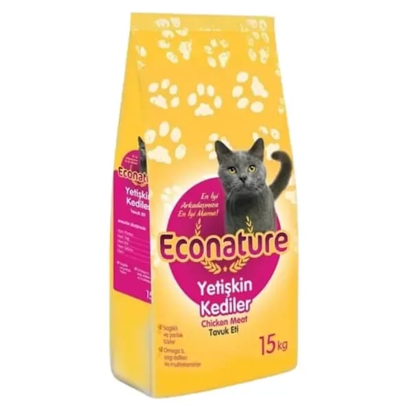 Econature Chicken Formula Tavuklu Yetişkin Kedi Maması