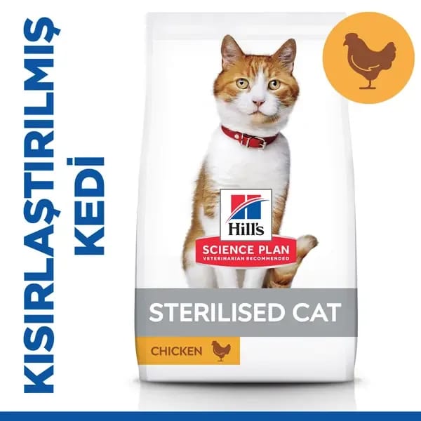 Hill's Young Sterilised Tavuklu Kısırlaştırılmış Kedi Maması