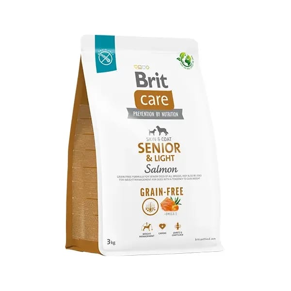 Brit Care Senior Light Tahılsız Somonlu Yaşlı Diyet Köpek Maması