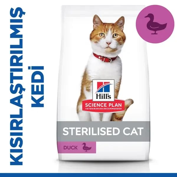 Hill's Young Sterilised Ördekli Kısırlaştırılmış Kedi Maması