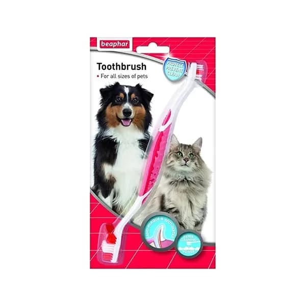 Beaphar İki Uçlu Köpek Diş Fırçası